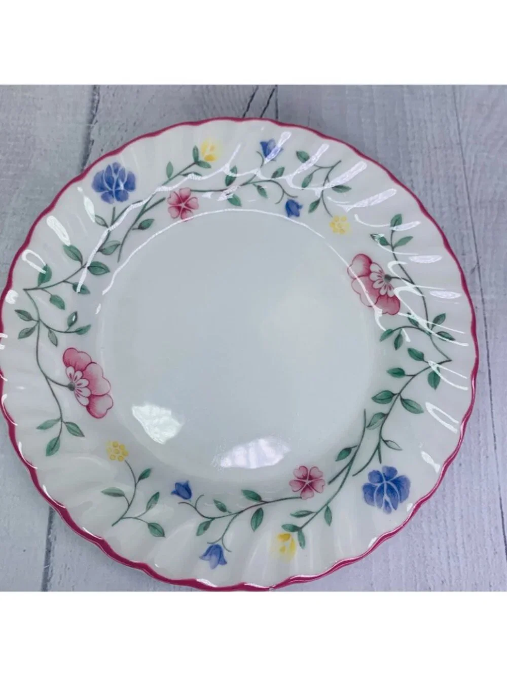 Johnson Brother SUMMER CHINTZ Floral England Earthenware Bread Side Plate Set 4